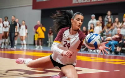 #13 Gopher volleyball wins eighth straight match