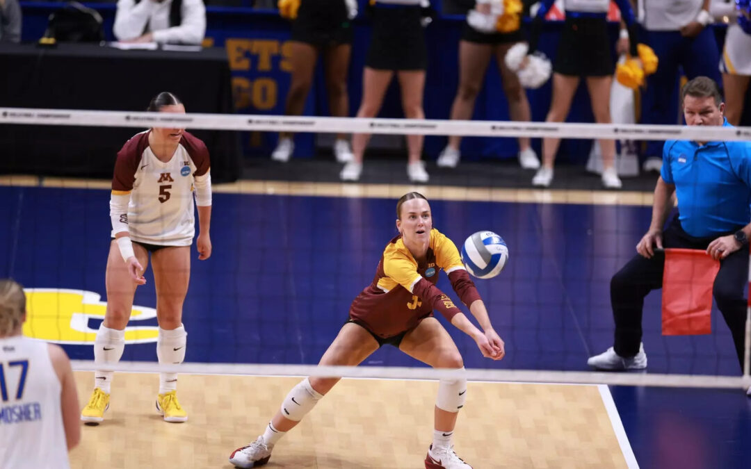 #17 Gopher volleyball sees season end in Pittsburgh