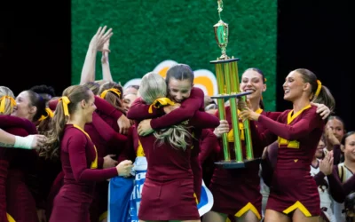Gopher spirit squad, dance team, and Goldy make mark at nationals