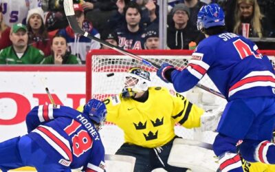 Team USA falls to Sweden in final prelim game at World Juniors