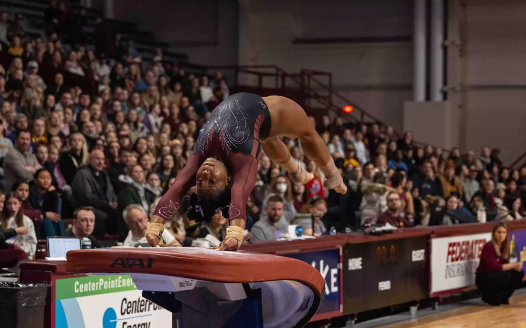 #20 Gopher women’s gymnasts upset #5 Michigan on Saturday in Minneapolis