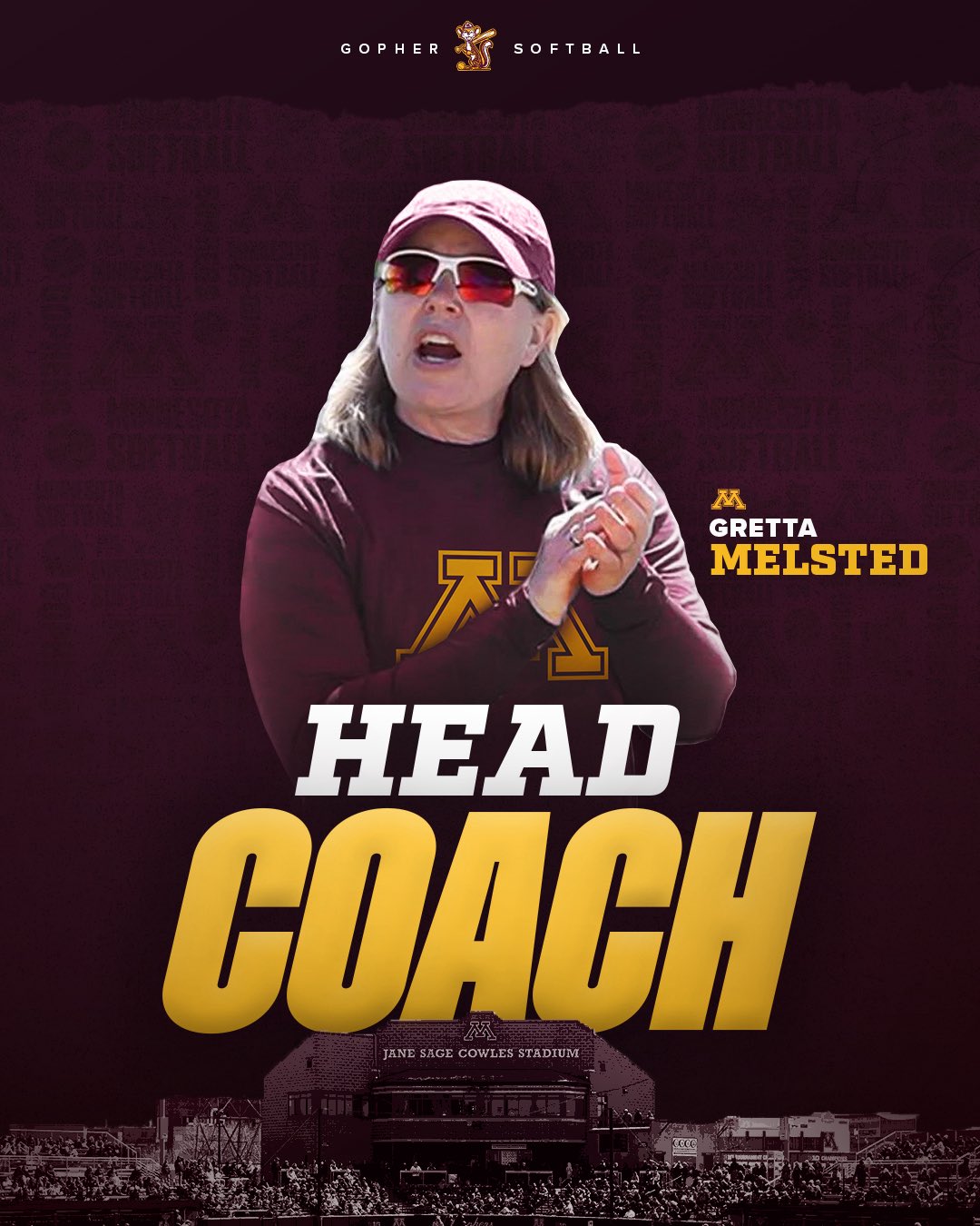 Gophers hire Augustana head c oach Melsted to take over softball Gophers hire Augustana head c oach Melsted to take over softball