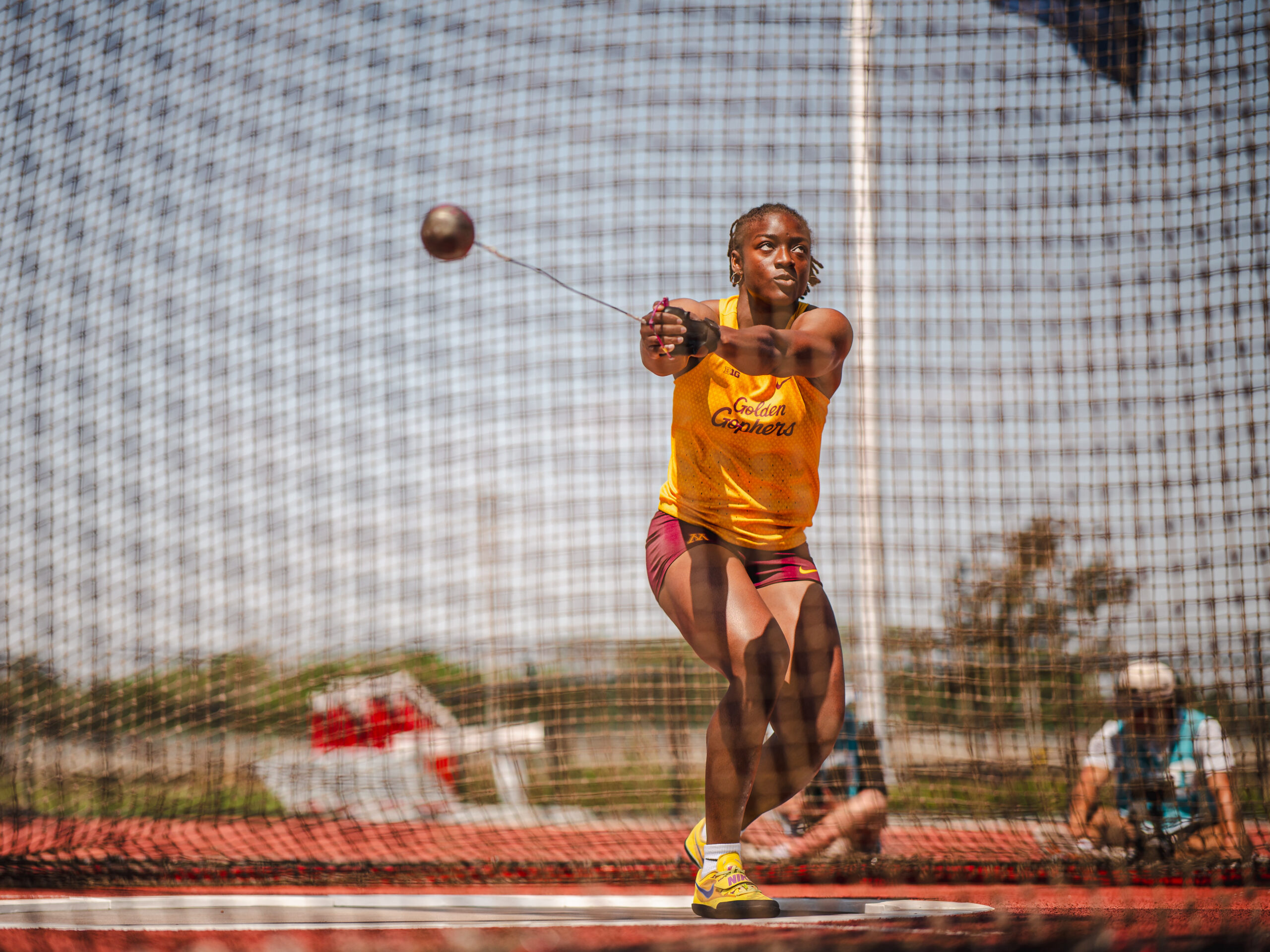 Gopher Nabwe claims Big Ten hammer throw crown Gopher Nabwe claims Big Ten hammer throw crown