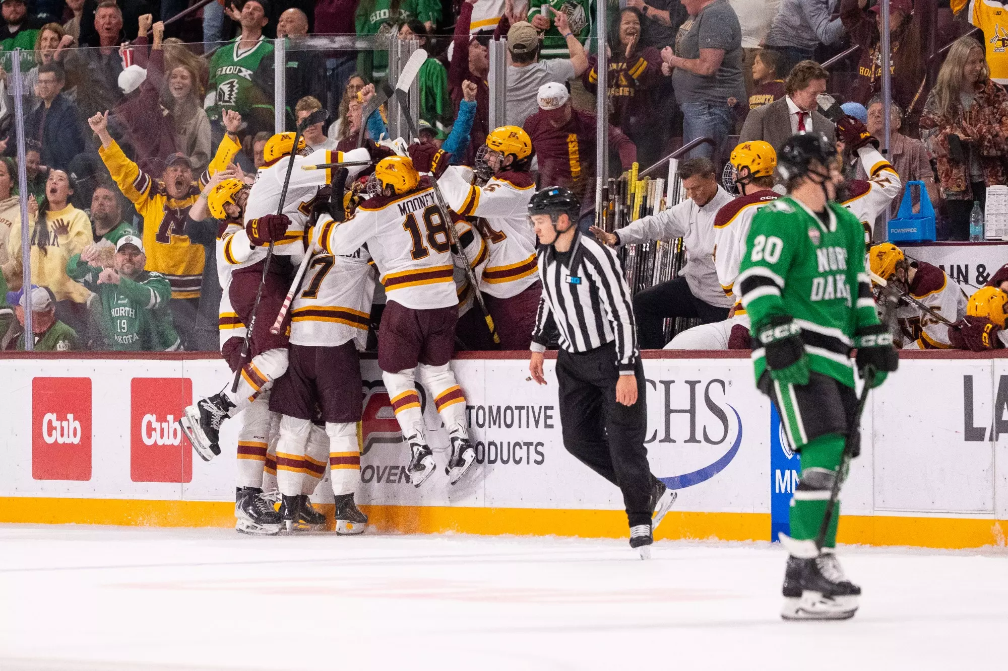 Gopher men’s hockey takes now #3 North Dakota 5-3 Gopher men’s hockey takes now #3 North Dakota 5-3