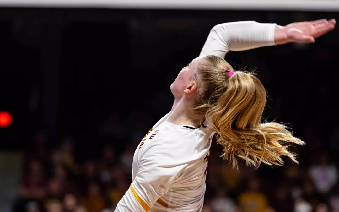 #21 Gopher volleyball hosting Michigan tonight (AUDIO)
